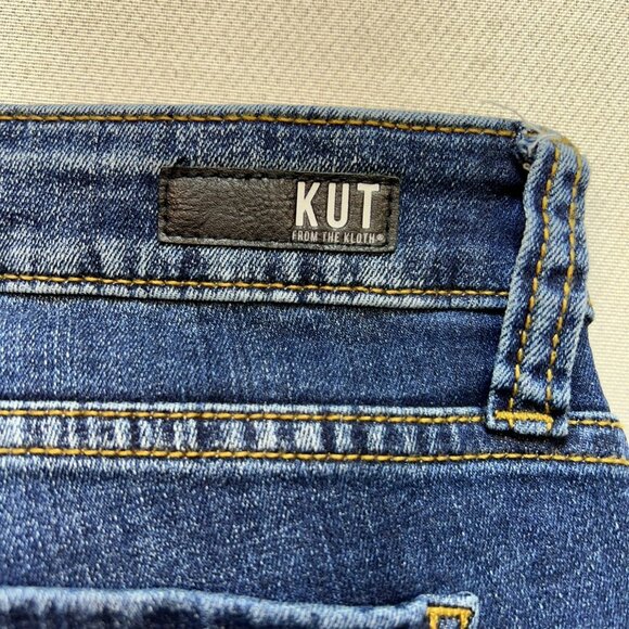 Kut From The Kloth Women's Toothpick Skinny Jeans Denim Size 16 Blue Medium Wash - Picture 11 of 11